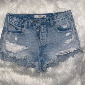 Denim shorts